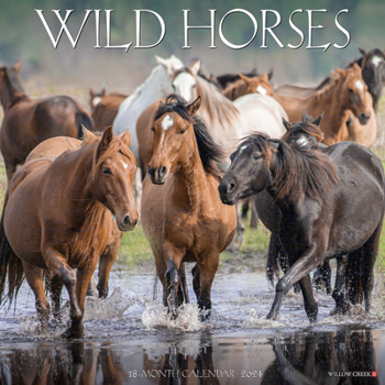 Calendar Wild Horses 2024 12 X 12 Wall Calendar Book