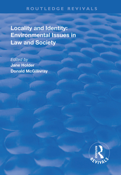 Paperback Locality and Identity: Environmental Issues in Law and Society Book