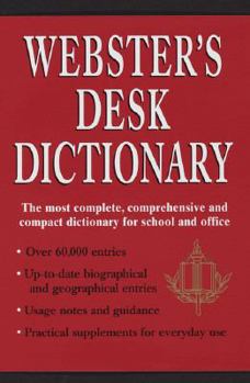 Hardcover Webster's Desk Dictionary Book