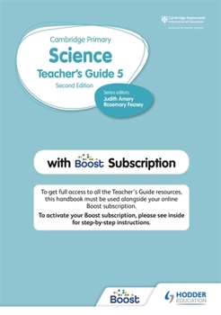Paperback Cambridge Primary Science Teacher's Guide Stage 5 with Boost Subscription Book