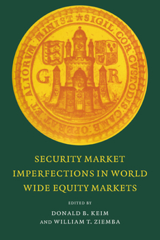 Hardcover Security Market Imperfections in Worldwide Equity Markets Book