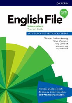 Paperback English File Intermediate Teacher's Guide with Teacher's Resource Centre Book