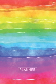 Planner: Rainbow 1 Year Daily Planner (12 Months) | 2020 - 2021 | 365 Pages for Planning | January 20 - December 20 | Appointment Calendar Schedule | Plan Each Day Set Goals & Get Stuff Done