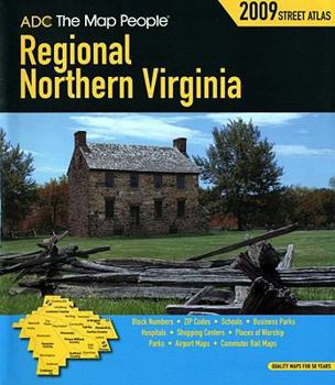 Spiral-bound Regional Northern Virginia Street Atlas Book