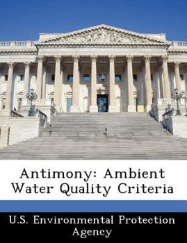 Paperback Antimony: Ambient Water Quality Criteria Book