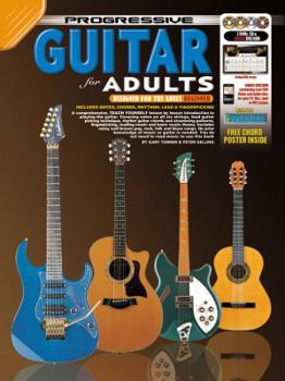 Paperback Progressive Guitar for Adults Book