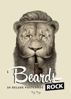 Card Book Beards Rock: 30 Deluxe Postcards Book