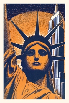 Paperback Vintage Journal Statue of Liberty Book
