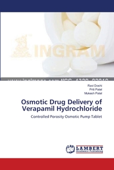 Paperback Osmotic Drug Delivery of Verapamil Hydrochloride Book