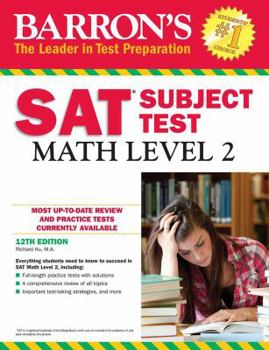 Paperback Barron's SAT Subject Test: Math Level 2 Book