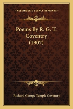 Paperback Poems By R. G. T. Coventry (1907) Book