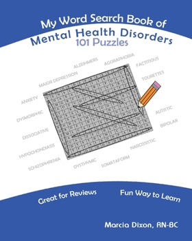 Paperback My Word Search Book of Mental Disorders Book