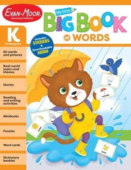 Paperback My First Big Book of Words, Grade K Workbook Book