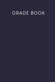 Grade Book: Grade booklet for pupils and students - Design: Dark Blue