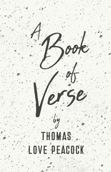 Paperback A Book of Verse by Thomas Love Peacock Book