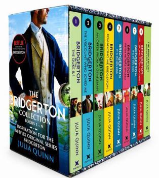 Bridgerton Series Complete 9-Book Collection by Julia Quinn (The Duke and I; The Viscount Who Loved Me; An Offer From a Gentleman; Romancing Mister ... Wedding; The Bridgertons: Happily Ever After)