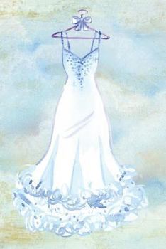 Paperback Cinderella's Dress - Blank Notebook with Fleur de Lis Corners: Soft Cover, 6 x 9 Journal, 100 Pages Book