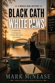 Paperback Black Cat White Paws: A Maggie Dahl Mystery Book