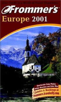 Paperback Frommer's Europe 2001 Book