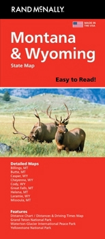 Loose Leaf Rand McNally Easy to Read: Montana, Wyoming State Map Book