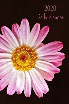 Paperback 2020 Daily Planner: Pink flower; January 1, 2020 - December 31, 2020; 6" x 9" Book