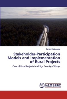 Paperback Stakeholder-Participation Models and Implementation of Rural Projects Book