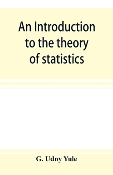 Paperback An introduction to the theory of statistics Book