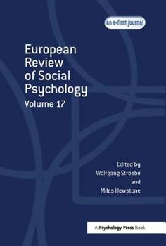 Paperback European Review of Social Psychology: Volume 17 Book