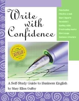 Paperback Write with Confidence: A Self-Study Guide to Business English Book
