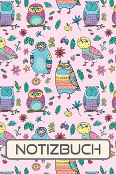 Notizbuch: Süße Vintage Eulen | Tagebuch für Träume & Gedanken | Für Erwachsene & Teenager | Erinnerungsbuch | Eintragen von Notizen, Terminen, ... für Frauen & Mädchen (German Edition)