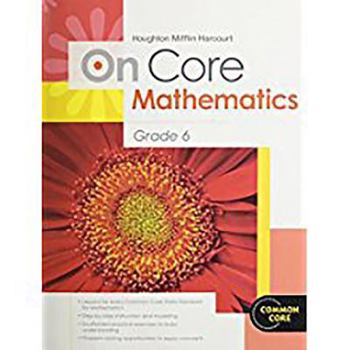 Paperback Houghton Mifflin Harcourt on Core Mathematics: Student Workbook Grade 6 Book