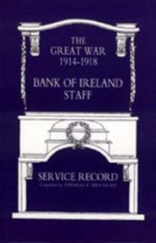 Hardcover Great War 1914-1918 Bank of Ireland Staff Service Record Book