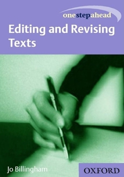 Paperback One Step Ahead: Editing and Revising Text Book