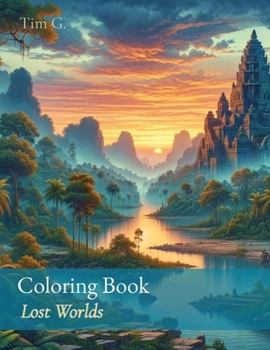Paperback Coloring Book: Lost Worlds Book