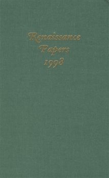 Hardcover Renaissance Papers 1998 Book