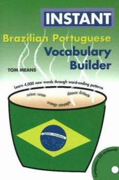 Paperback Instant Brazilian Portuguese Vocabulary Builder [With CD] Book