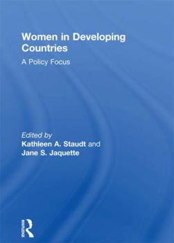 Hardcover Women in Developing Countries: A Policy Focus Book