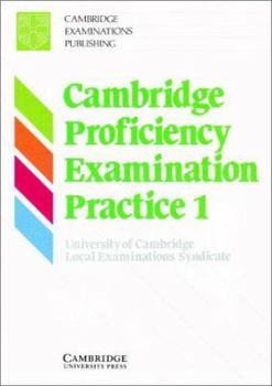 Paperback Cambridge Proficiency Examination Practice 1 Student's Book