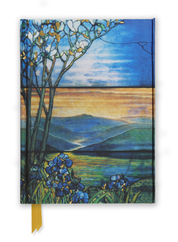 Hardcover Tiffany Leaded Landscape with Magnolia Tree (Foiled Journal) Book