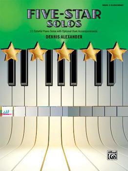 Paperback Five-Star Solos, Bk 2: 11 Colorful Songs for Elementary Pianists Book