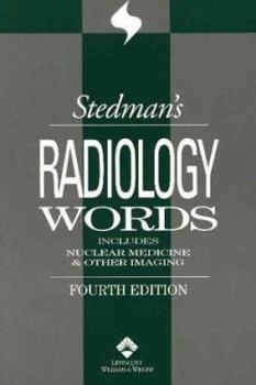 Paperback Stedman's Radiology Words Book