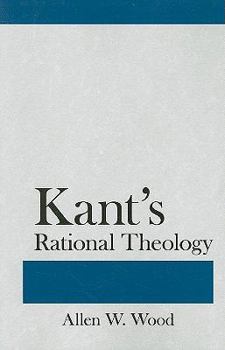 Paperback Kant's Rational Theology Book