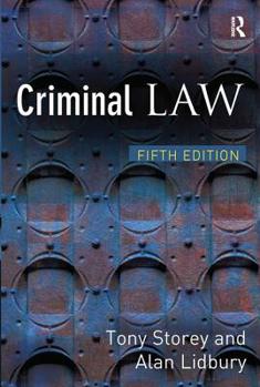 Paperback Criminal Law Book