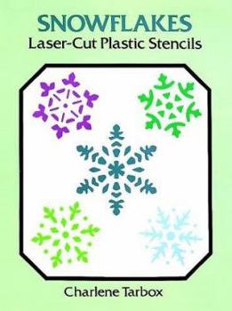 Paperback Snowflakes Laser-Cut Plastic Stencils Book