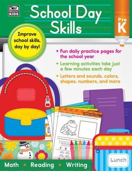 Paperback School Day Skills, Grade Pre-K Book