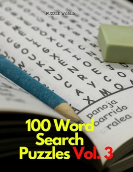 Paperback 100 Word Search Puzzles Vol. 3 Book