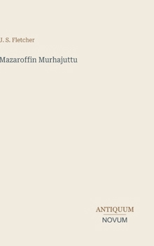 Hardcover Mazaroffin Murhajuttu [Finnish] Book