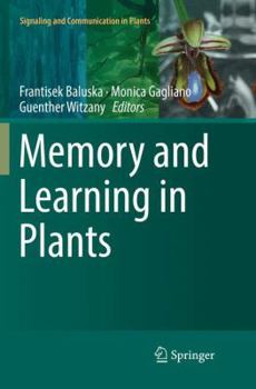 Paperback Memory and Learning in Plants Book