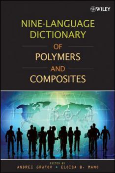 Hardcover Nine-Language Dictionary of Polymers and Composites Book