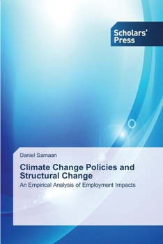 Paperback Climate Change Policies and Structural Change Book